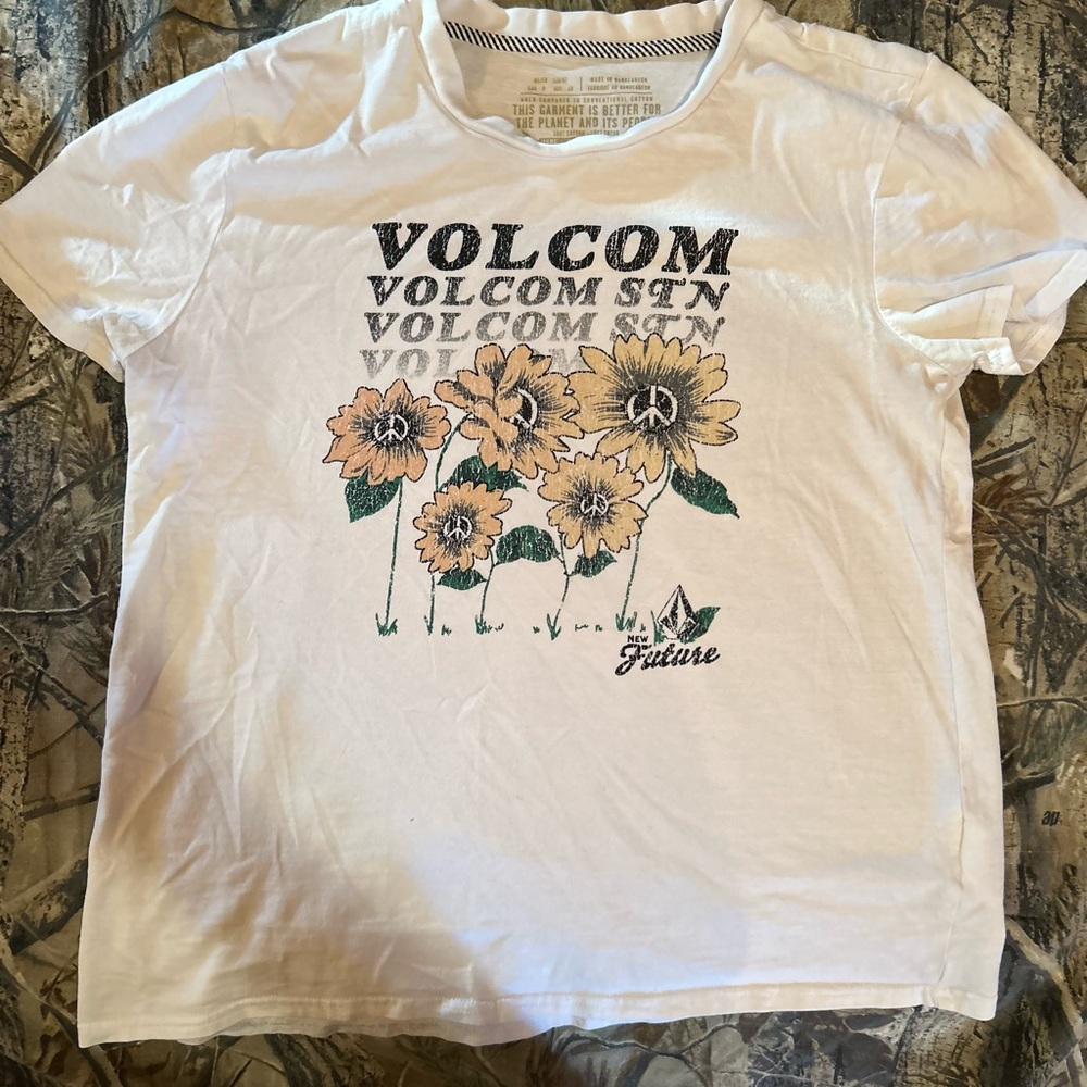 Volcom Organic Cotton White T-Shirt